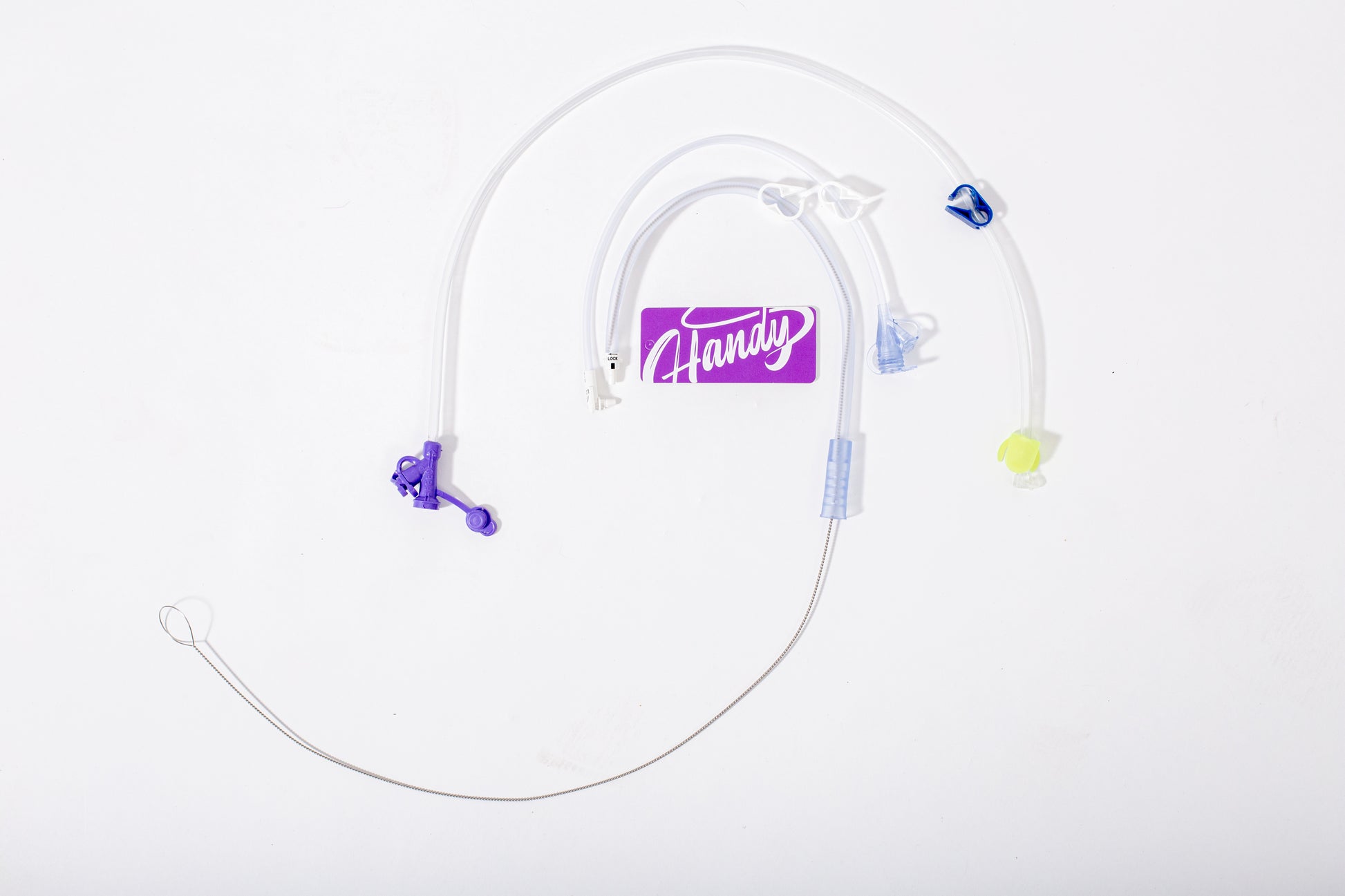 Cleaning brush for enteral feeding tubes - Handy Adapted Products